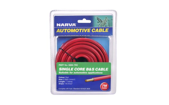 arena Joven cada vez Narva | 140A RED 6 B&S CABLE (7M)