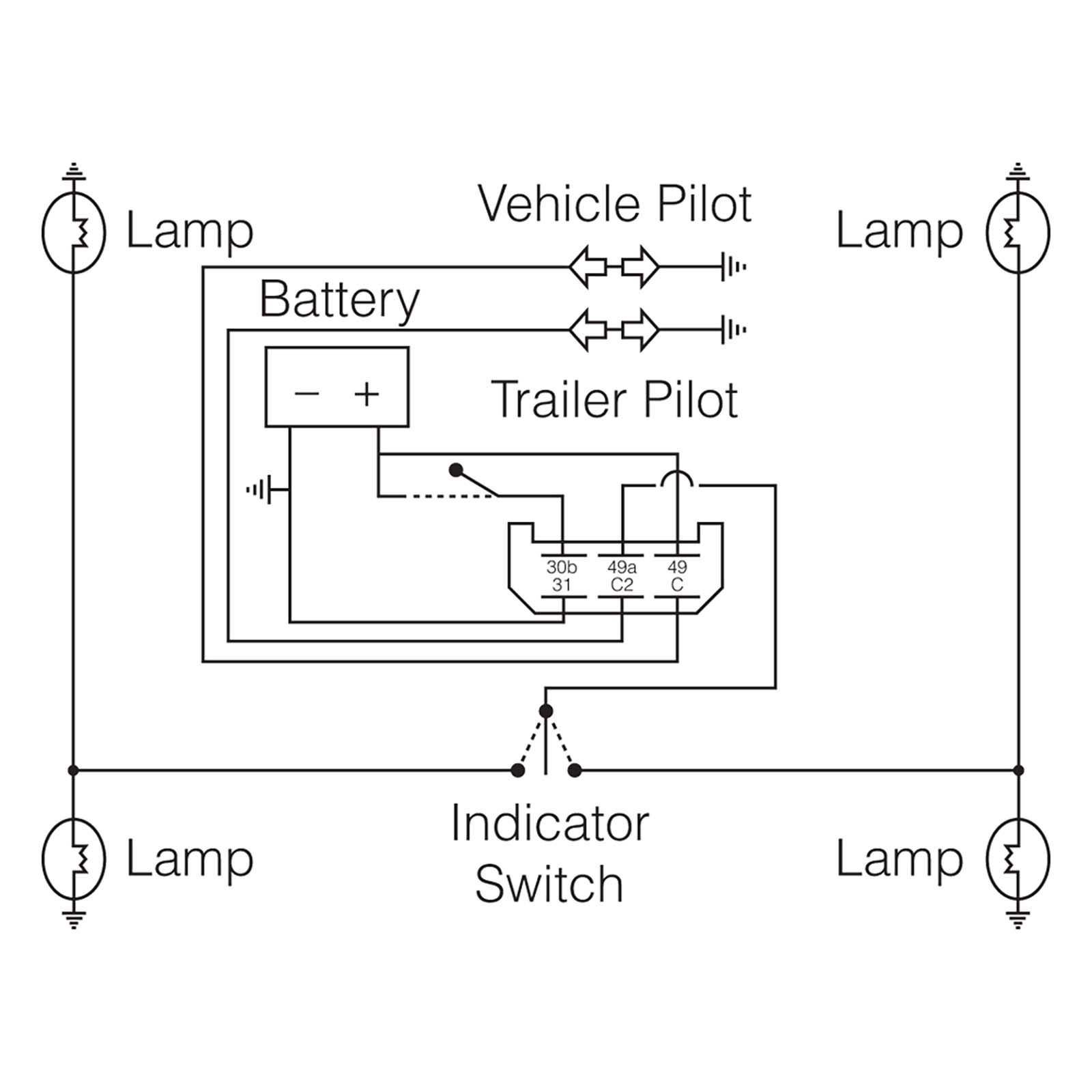 6 Volt Flasher Wiring Diagram