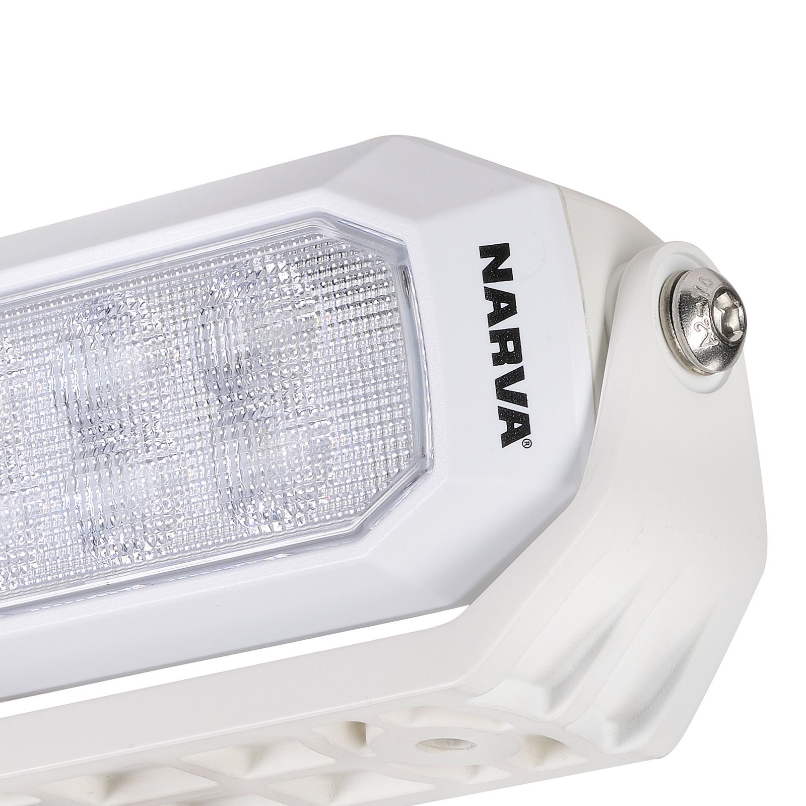 Narva White LED Deck lamp body and bracket