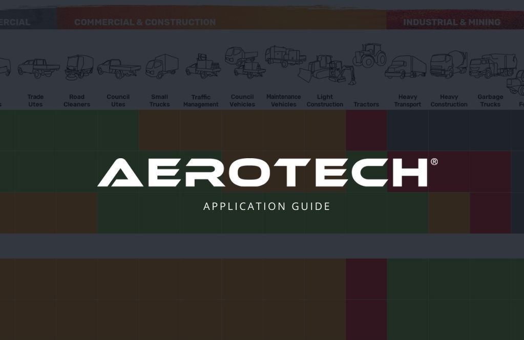 Opaque AeroTech guide with AeroTech logo over the top