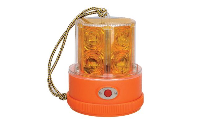 Sentry LED Portable Battery Powered Strobe Amber with Magnetic