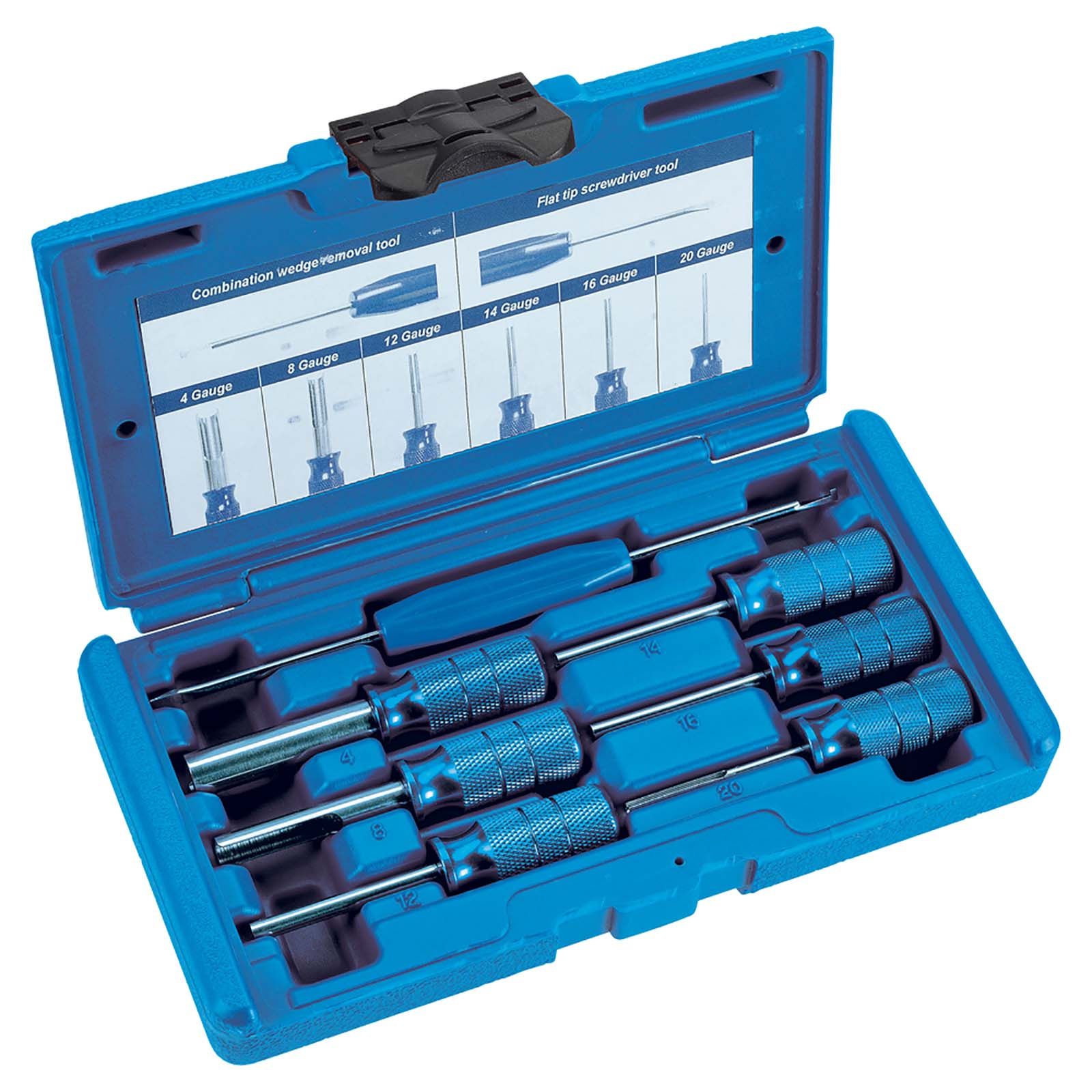 HT-2126 - 7pc Deutsch Terminal Release/Removal Tool Kit - 4, 8, 12
