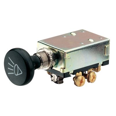 Narva Off On On Push Pull Headlamp Switch with 30 Amp Fuse