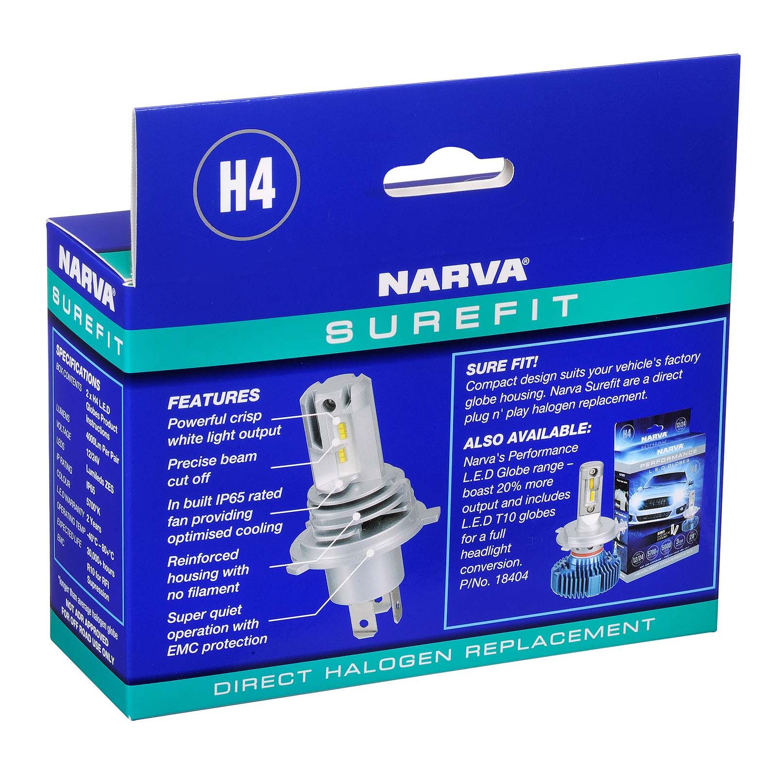 NARVA H4 12/24V LED CONVERSION KIT ELN18404