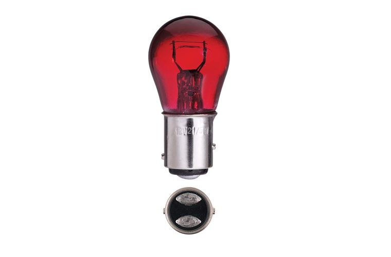 Bulb 12 v 21/5 W Bay15 D Base Red (10) Bulb 12 v 21/5 W Bay15 D Base Red (10)