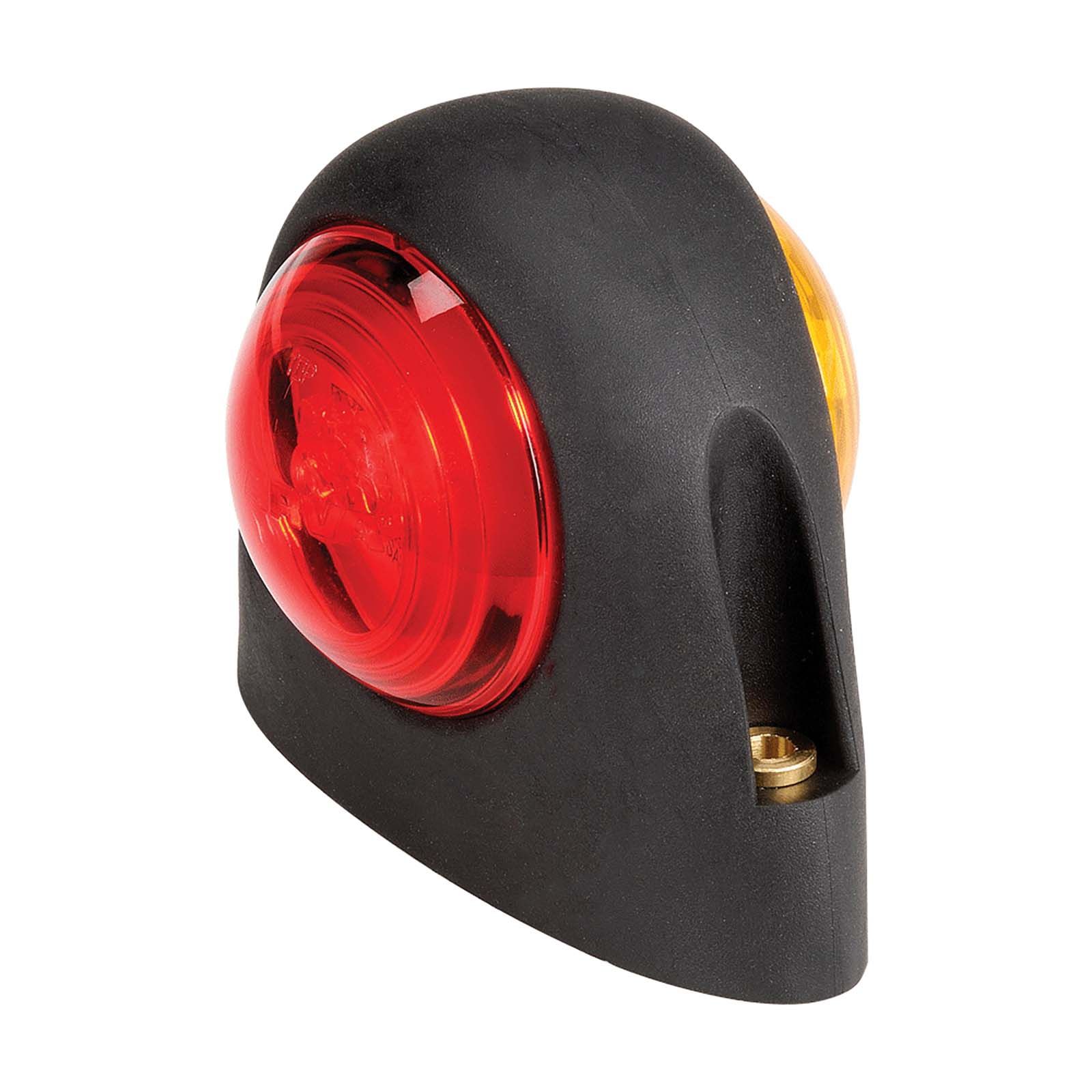 Dual Function 9 LED Mini Bullet Lights in Red or Amber