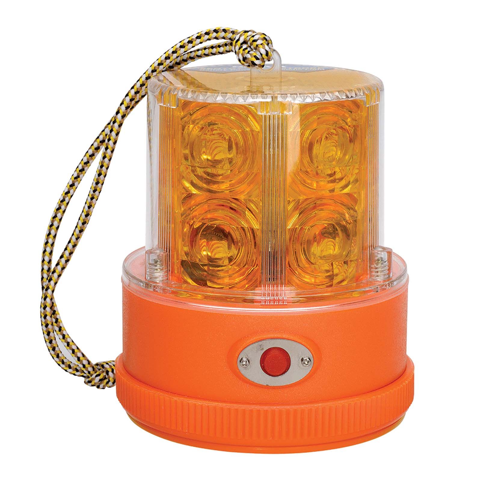 Battery powered deals amber strobe light