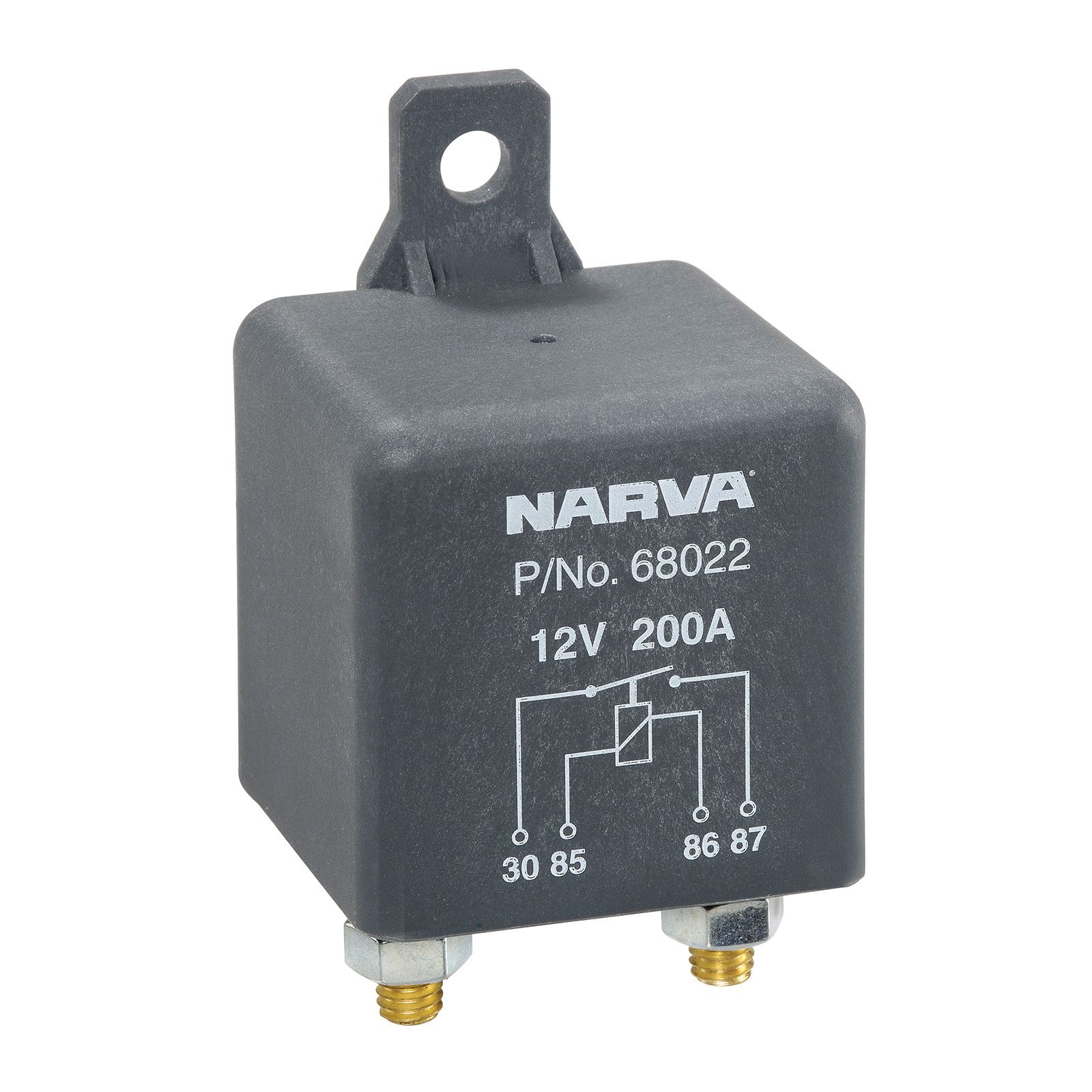 Narva 12V 200A NORMALLY OPEN 4 PIN HEAVY DUTY RELAY