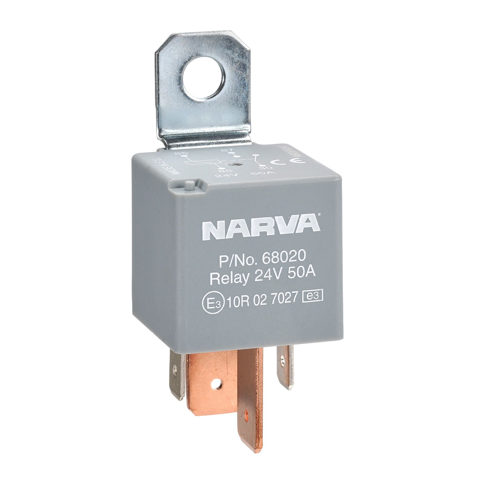 Narva 24V 50A NORMALLY OPEN 4 PIN RELAY