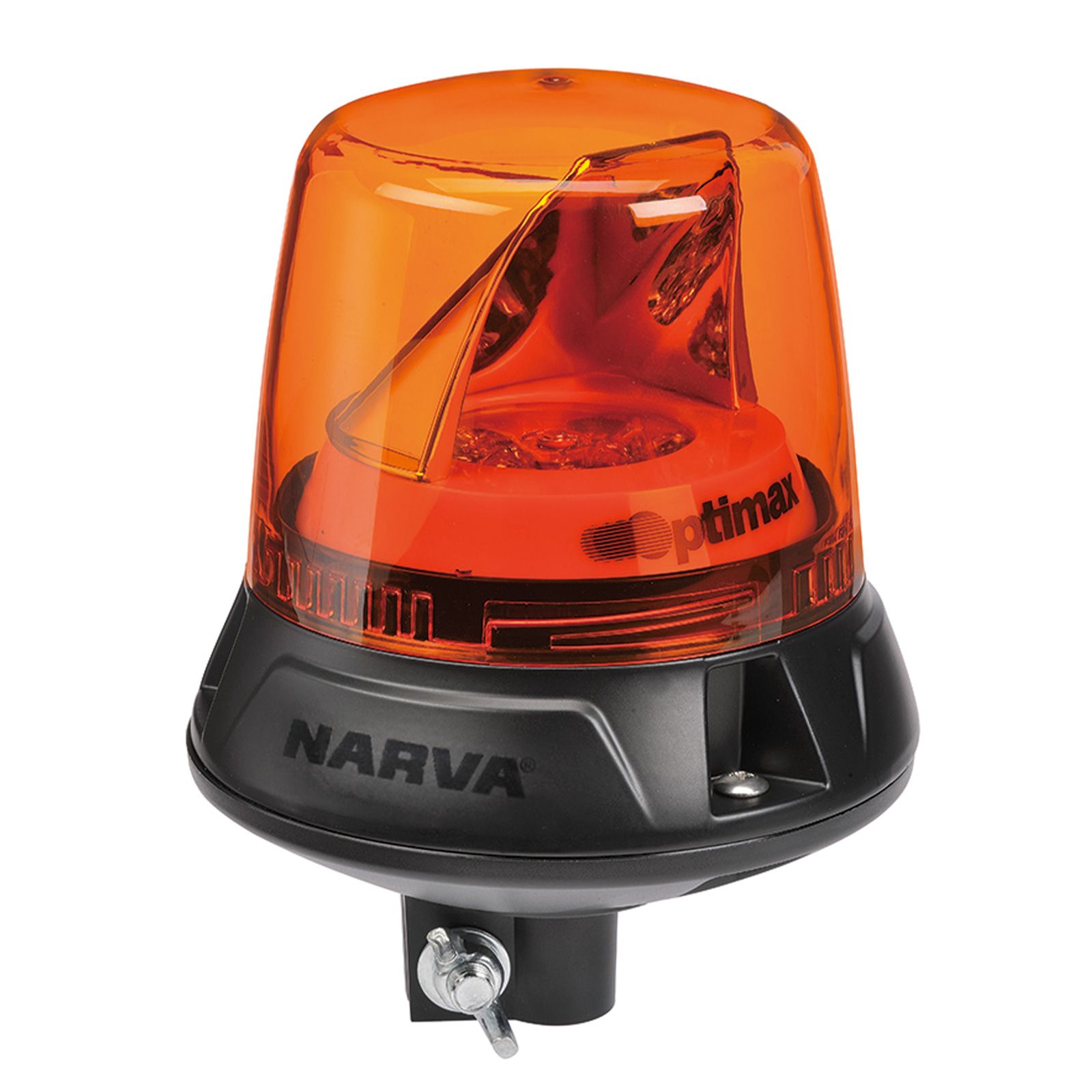 Narva 10 33V Optimax LED Rotating Beacon Pole Mount Amber