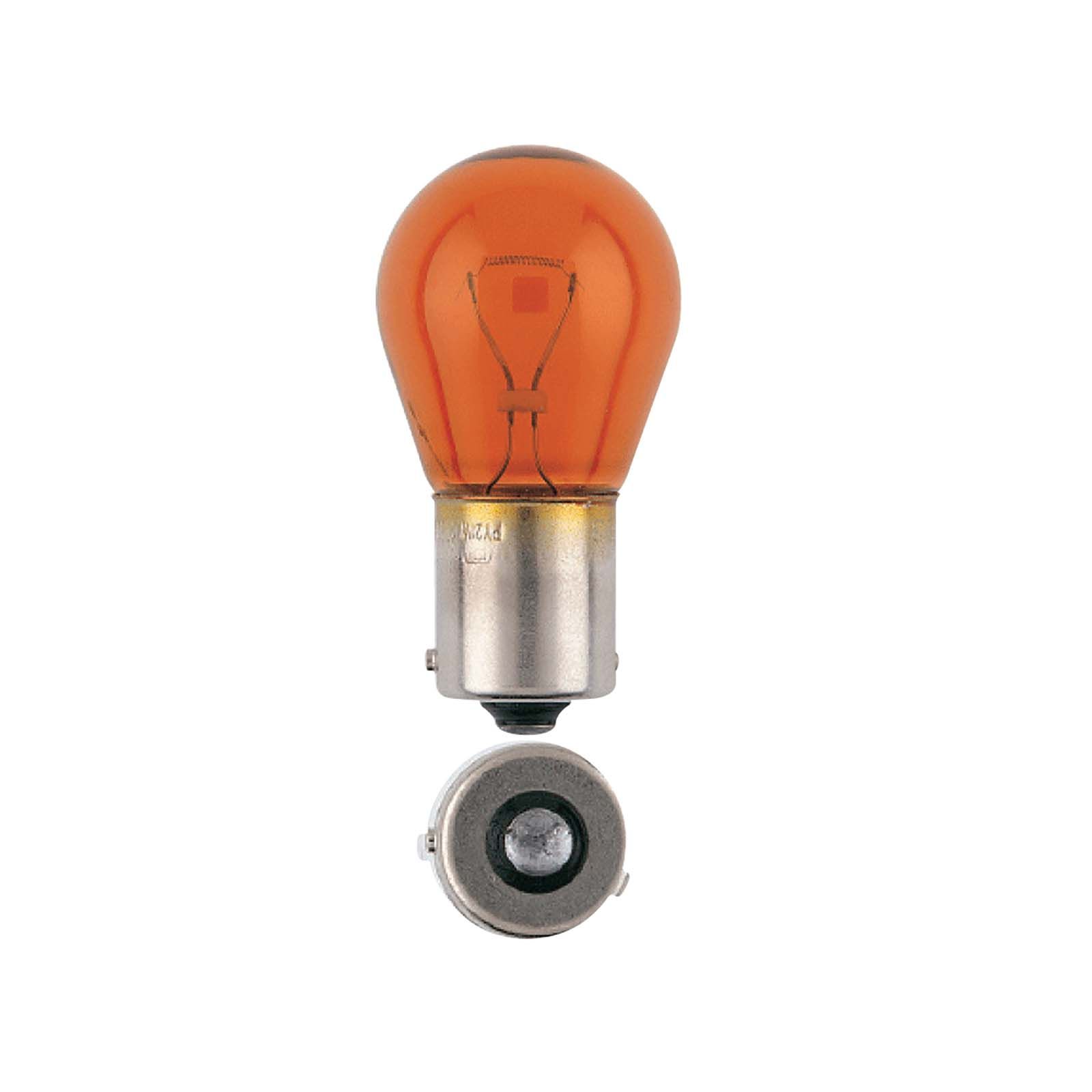 Narva | 12V 21W AMBER PY21W BAU15S INCANDESCENT GLOBES (Blister pack of 2)