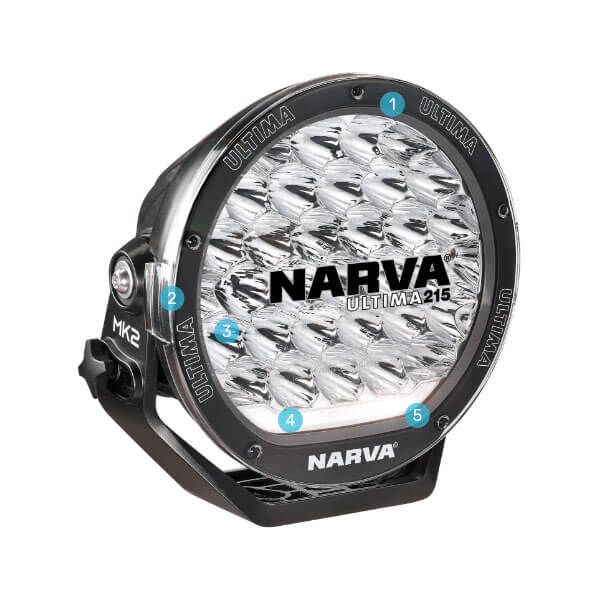 Narva Ultima 215 MK2 LED driving light front