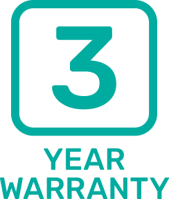 3 Year Warranty