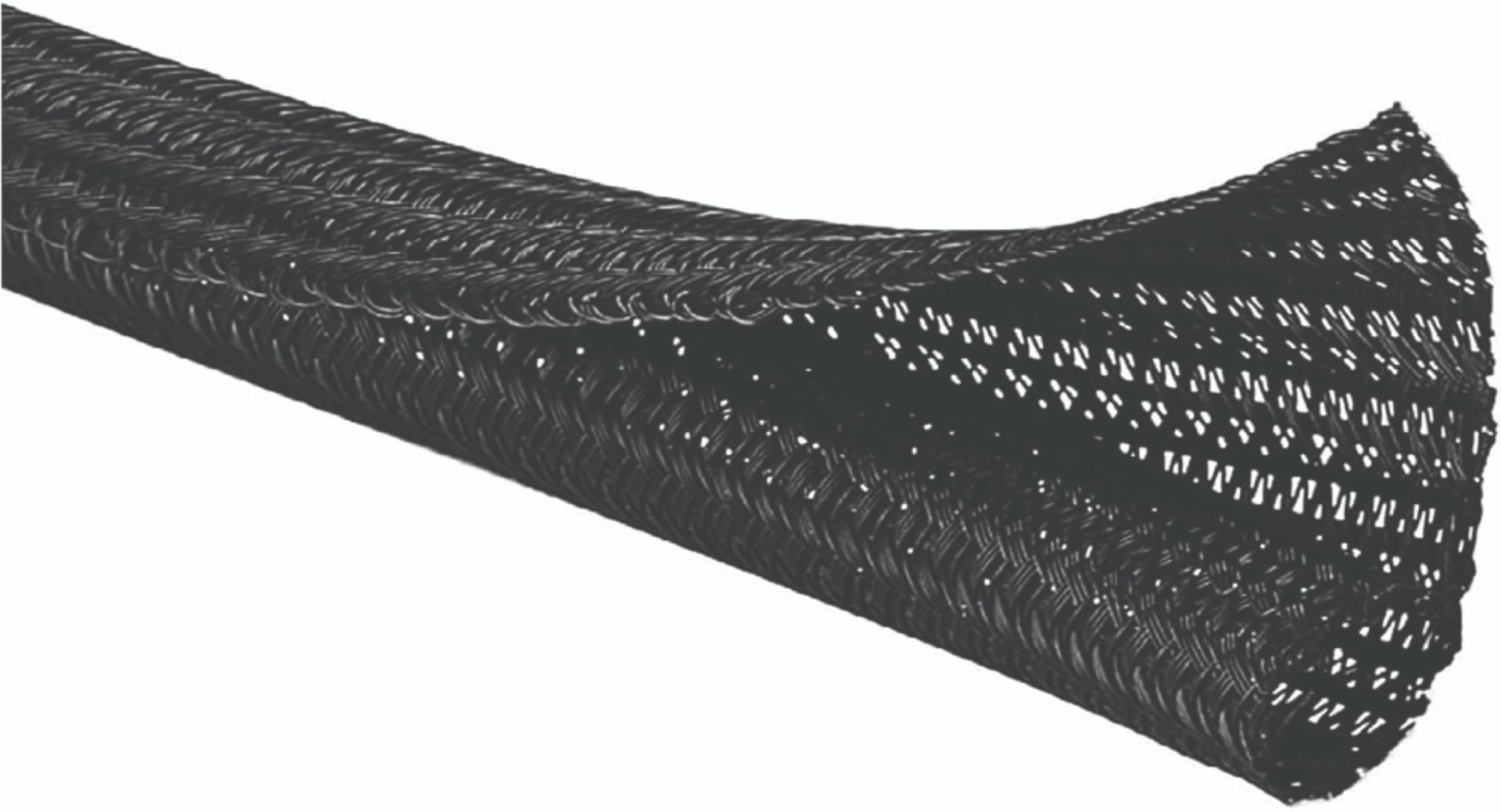 Self-Closing Braided Tubing