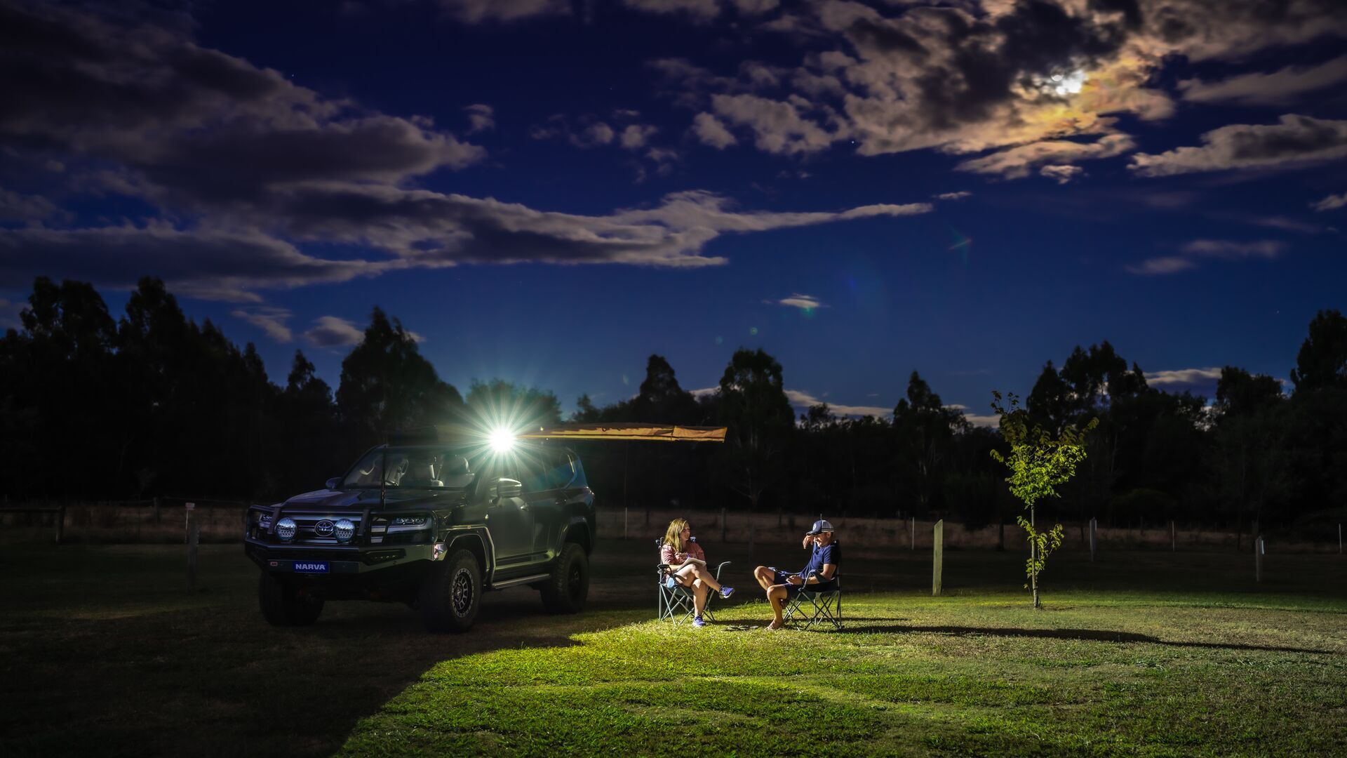 Narva LED Dual Colour Scene Lamp in use
