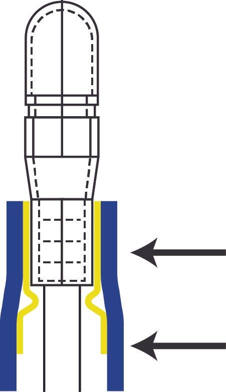 Narva Double Crimp Terminal Design