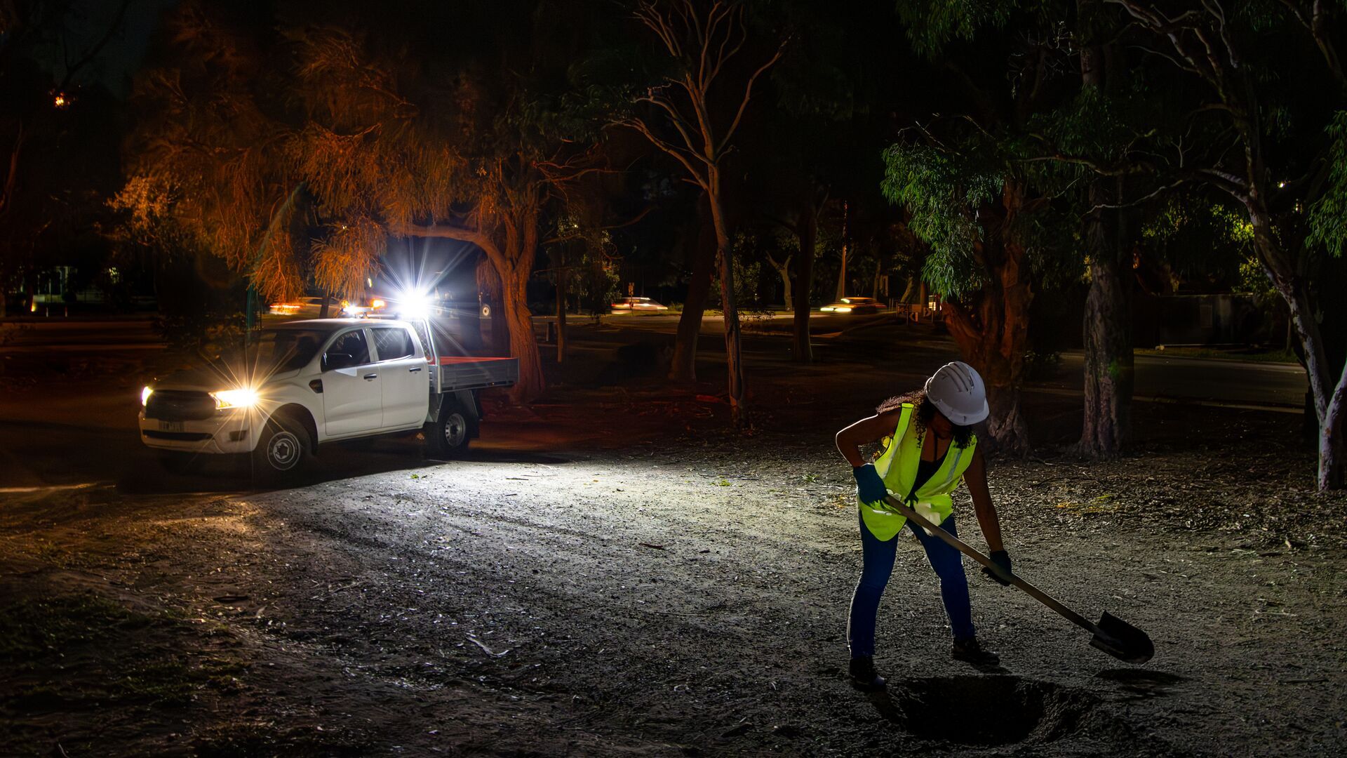 Narva Utility Bar installed on a vehicle - closer look