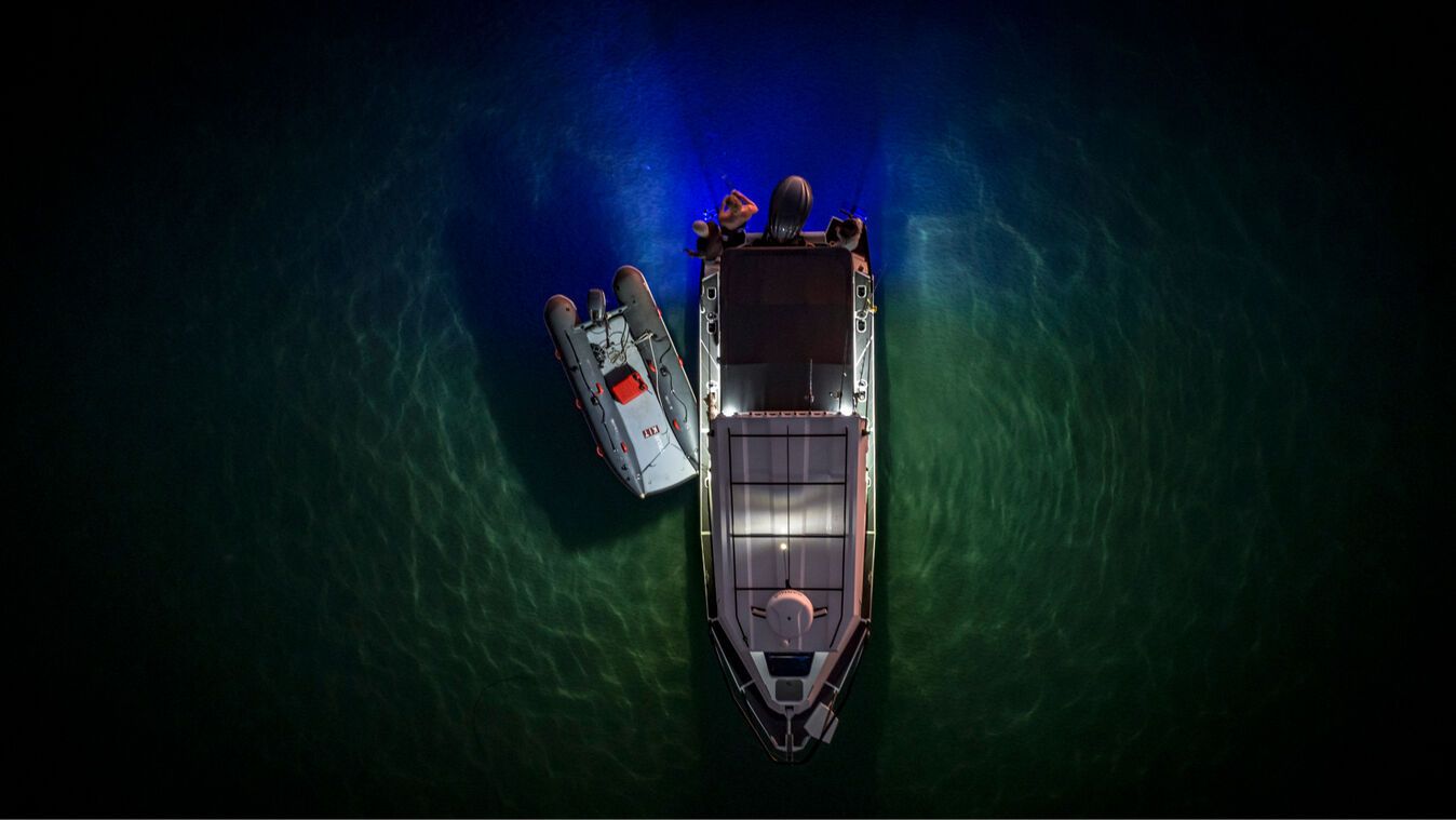 Fishing under the stars