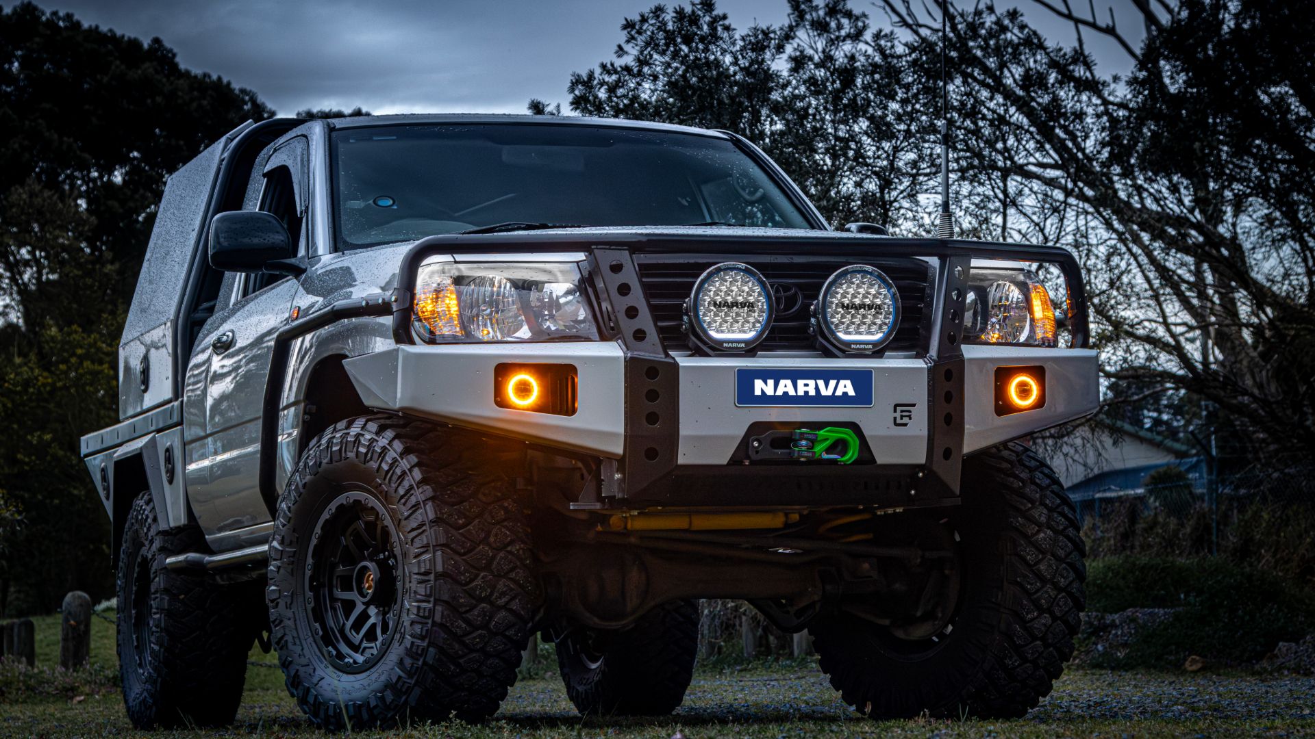 Narva 71950 Installed on Bull Bar