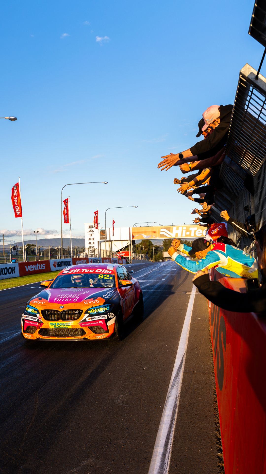 Thomas Randle celebrating at Bathurst