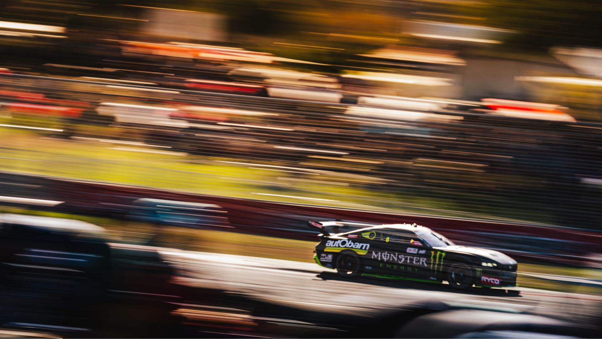 Cam Waters competing in the No. 6 Tickford Racing Mustang