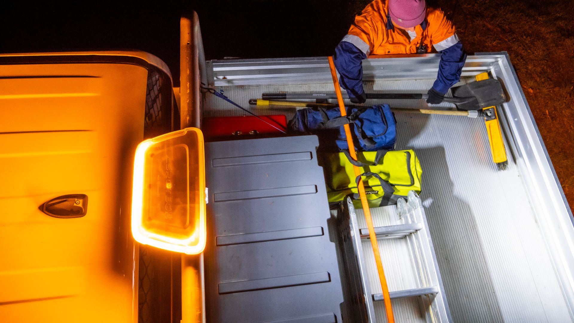Work Light in Use